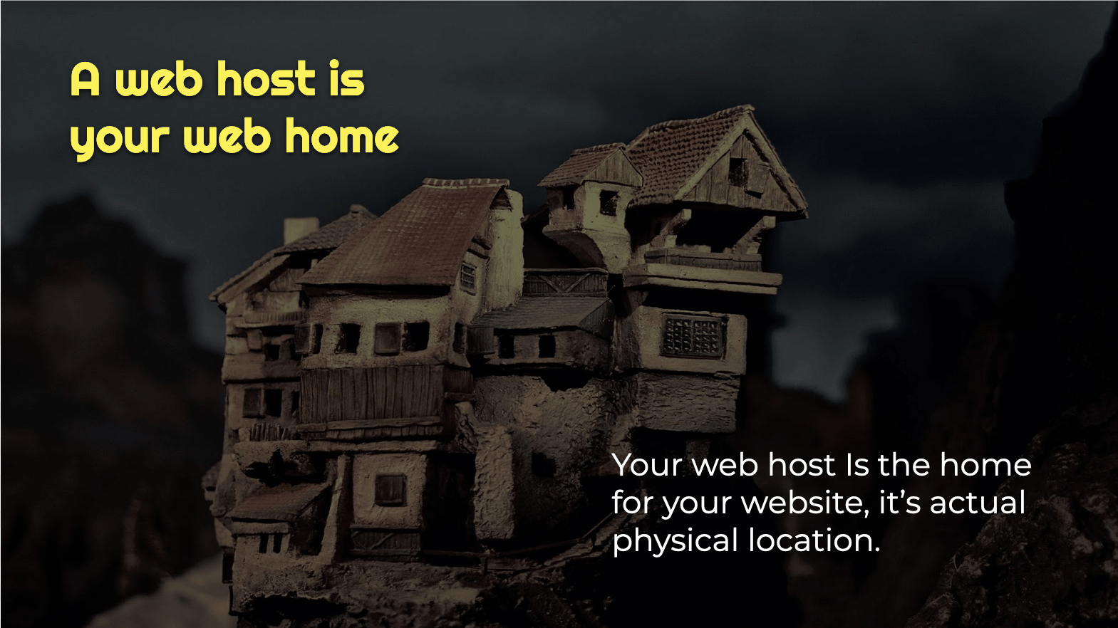 image of cozy home to represent the web host as physical home for site
